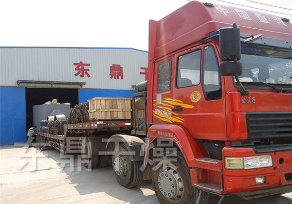 煤泥干燥機(jī)設(shè)備質(zhì)量好，煤泥干燥機(jī)發(fā)貨現(xiàn)場