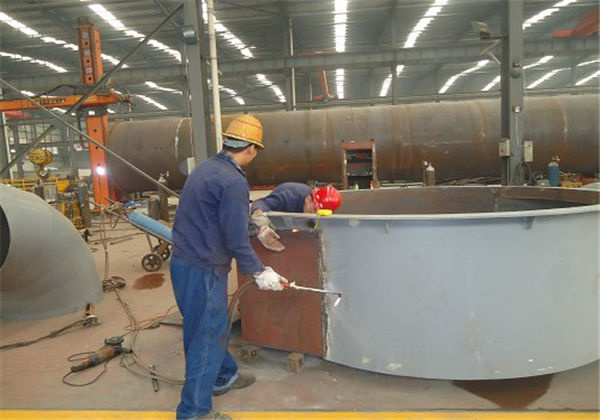 煤泥烘干設備加工制造現場