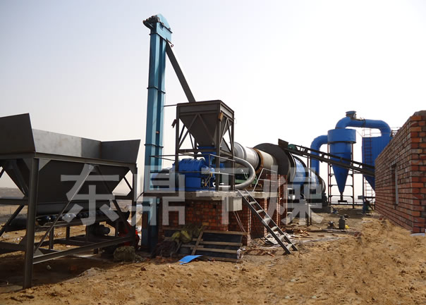 煤泥烘干設備準備發(fā)貨，煤泥烘干機發(fā)貨現場